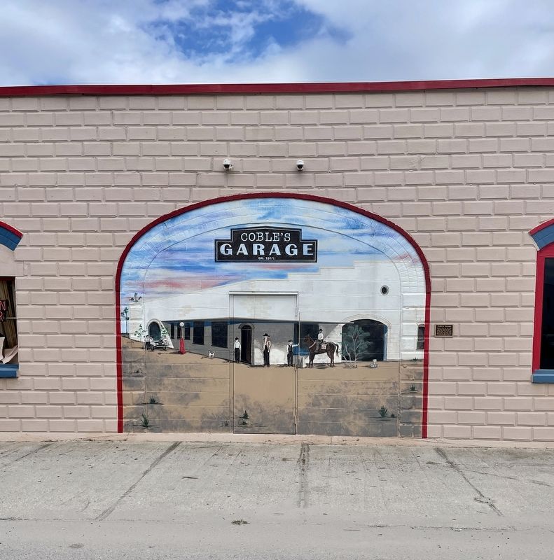 Coble�s Garage Marker image. Click for full size.