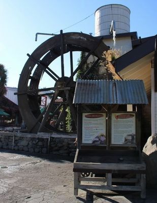 Marker & Water Wheel image. Click for full size.