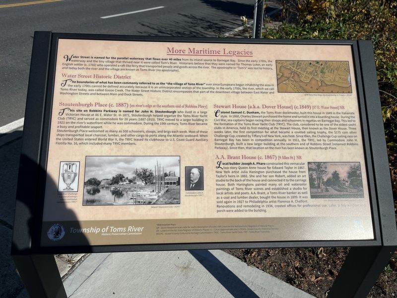 More Maritime Legacies Marker image. Click for full size.