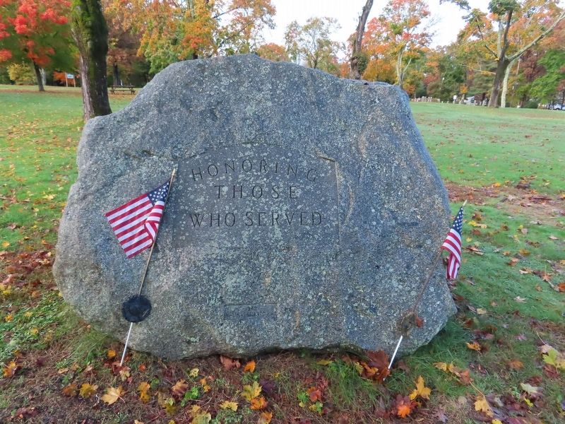 Halifax Grange Veterans Monument image. Click for full size.