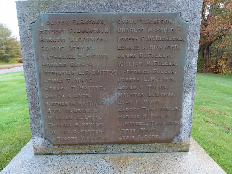 Halifax Civil War Monument image. Click for full size.