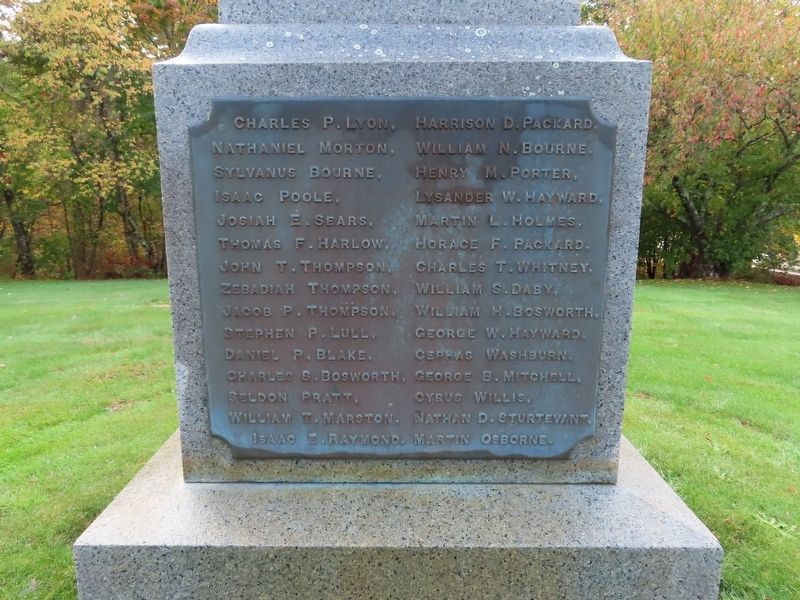 Halifax Civil War Monument image. Click for full size.