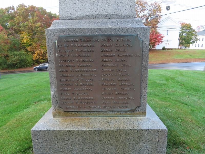 Halifax Civil War Monument image. Click for full size.