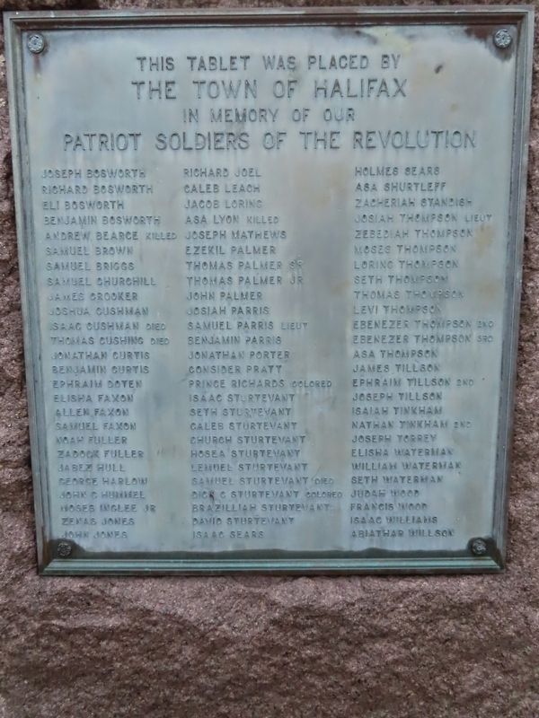 Halifax Revolutionary War Memorial image. Click for full size.