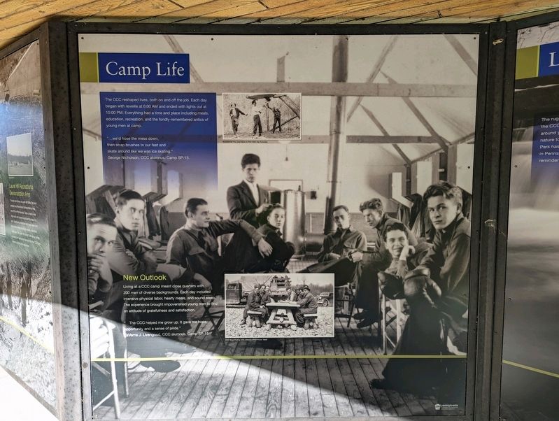 Camp Life Marker image. Click for full size.