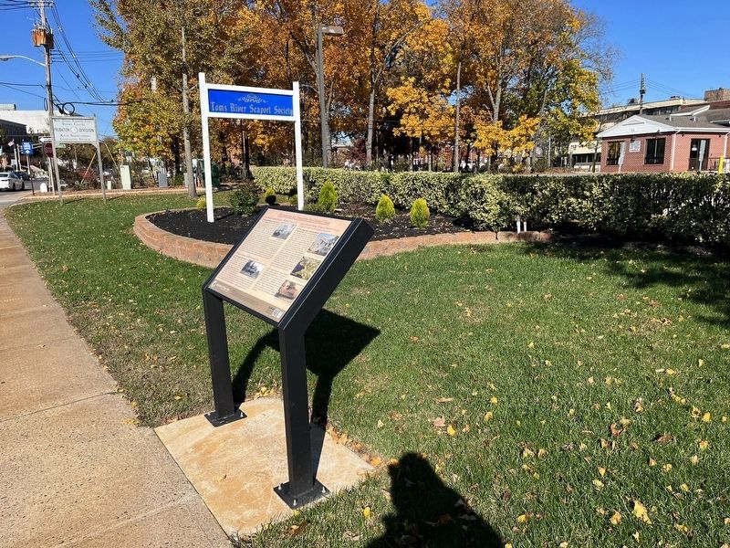 The Industrial Age Transforms the Colonial Village Marker. Click for full size. The Industrial Age Transforms the Colonial Village Marker image. Click for full size.