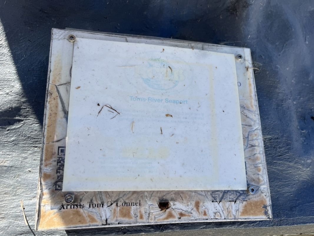 Toms River Seaport Marker image. Click for full size.