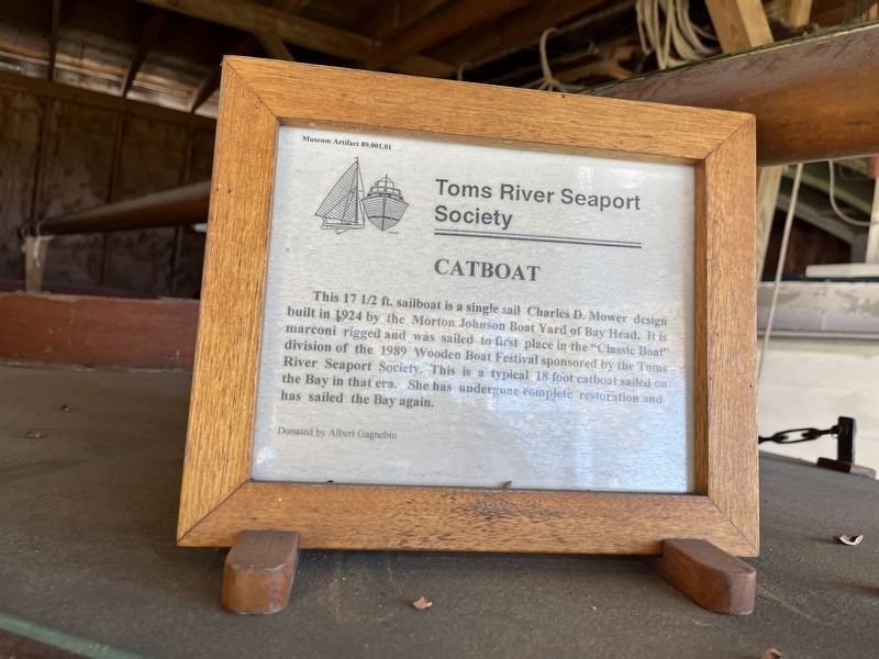 Catboat Marker image. Click for full size.