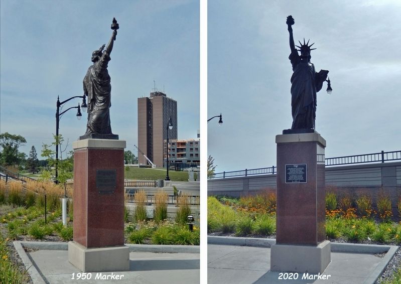 Replica of the Statue of Liberty Markers image. Click for full size.