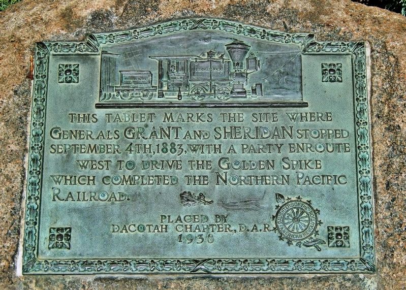 Site Where Generals Grant & Sheridan Stopped Marker image. Click for full size.