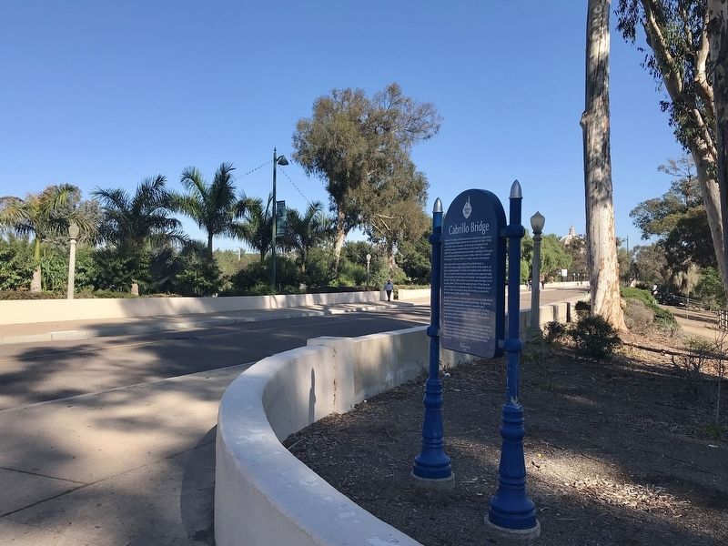 Cabrillo Bridge Marker image. Click for full size.