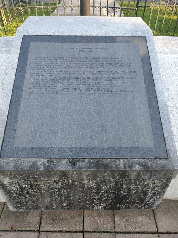 Spanish-American War Marker image. Click for full size.