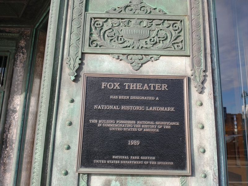 Fox Theater Marker image. Click for full size.