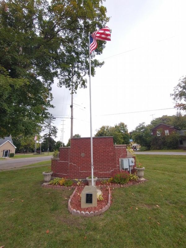 Napoleon Township World War II Veterans Memorial image. Click for full size.