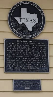Proctor House Marker image. Click for full size.
