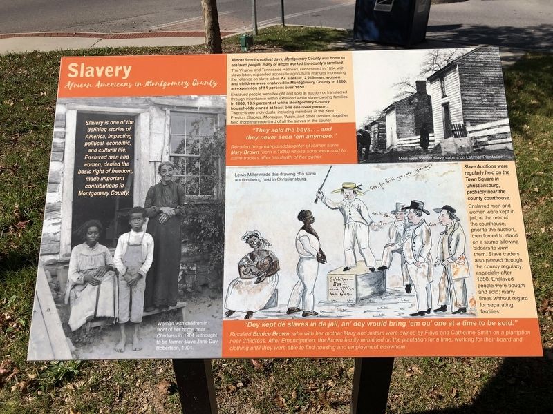 Slavery Marker image. Click for full size.