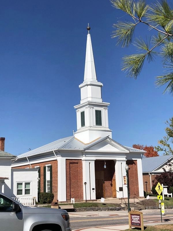 Christiansburg Presbyterian Church Marker. Click for full size. Christiansburg Presbyterian Church Marker image. Click for full size.