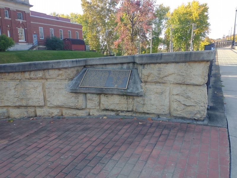 Muskingum River Heritage Marker. Click for full size. Muskingum River Heritage Marker image. Click for full size.