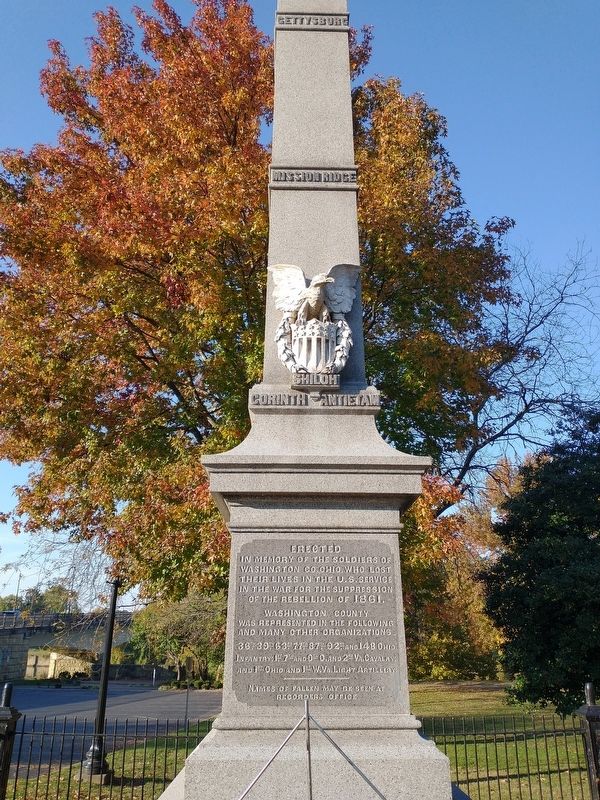 Washington County Civil War Memorial image. Click for full size.