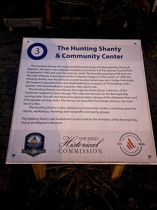 The Hunting Shanty & Community Center Marker image. Click for full size.