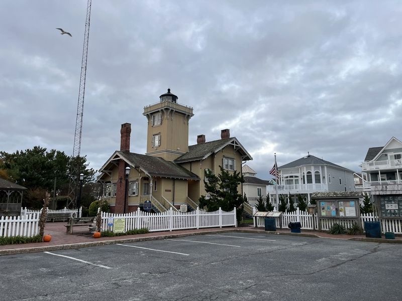 Coast Guard Station Hereford and markers image. Click for full size.