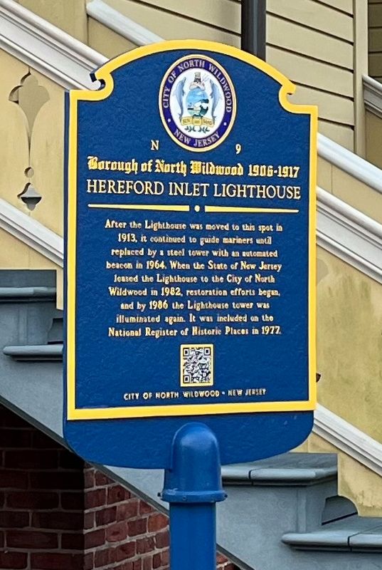 Hereford Inlet Lighthouse Marker image. Click for full size.
