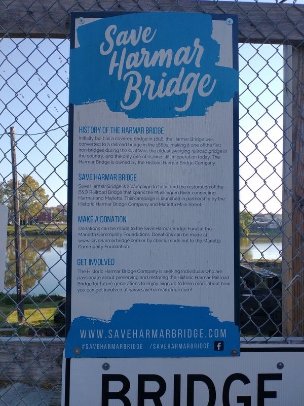 Save Harmar Bridge Marker image. Click for full size.