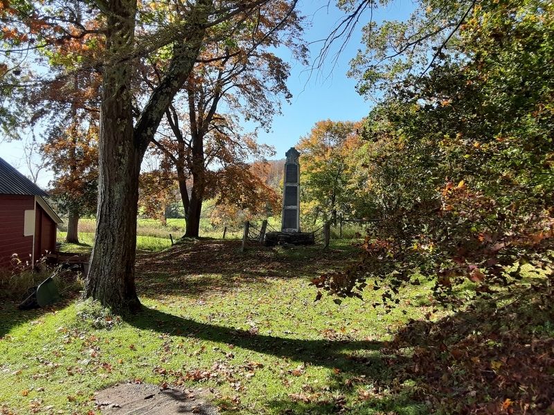 Site of Rev. Samuel Dunlop's House Marker image. Click for full size.