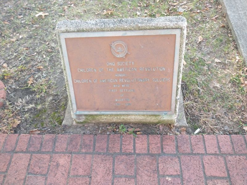 Children Of American Revolutionary Soldiers Memoria Marker. Click for full size. Children Of American Revolutionary Soldiers Memoria Marker image. Click for full size.