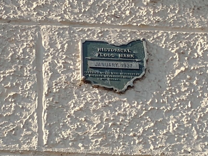 Historical Flood Mark Marker image. Click for full size.