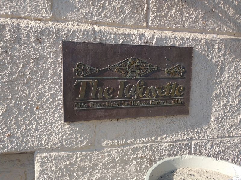 The Lafayette Hotel Sign image. Click for full size.
