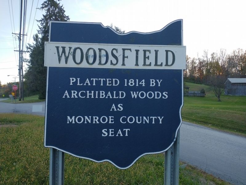 Woodsfield Marker image. Click for full size.