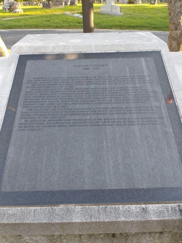 Korean Conflict Marker image. Click for full size.
