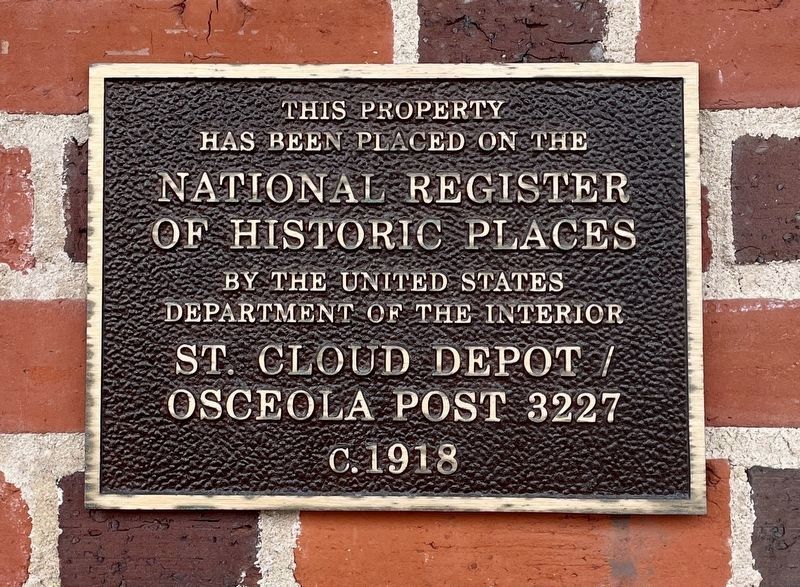 National Register of Historic Places Plaque image. Click for full size.