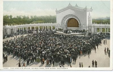 The Open Air Organ, Balboa Park, San Diego, California image. Click for full size.