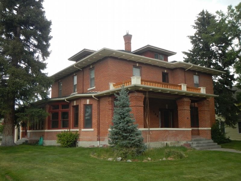 Martin Barrett House and Marker image. Click for full size.
