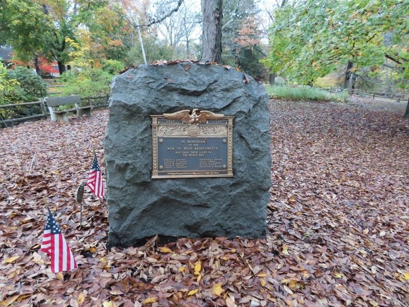 West Bridgewater World War I Memorial image. Click for full size.