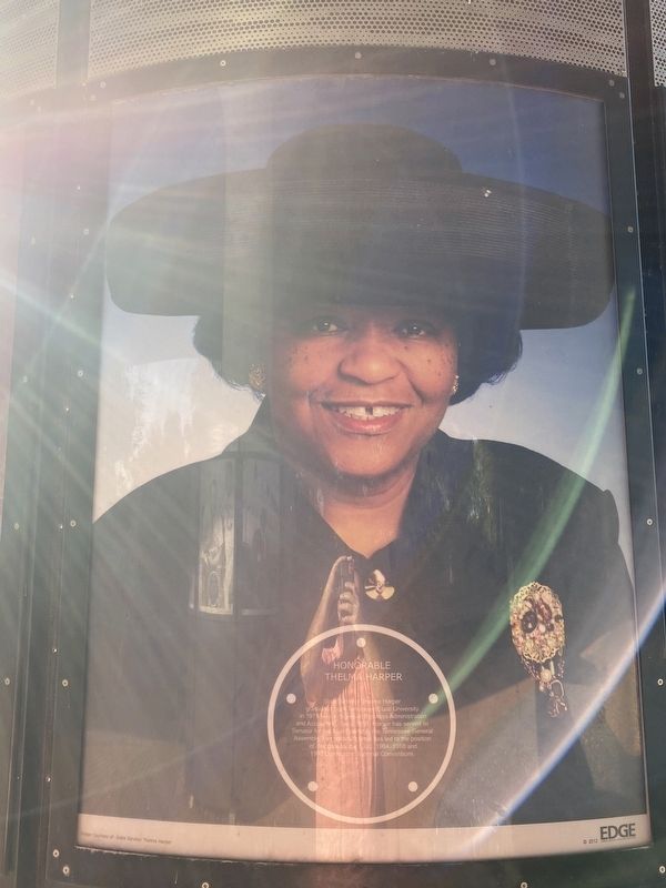 Honorable Thelma Harper Marker image. Click for full size.