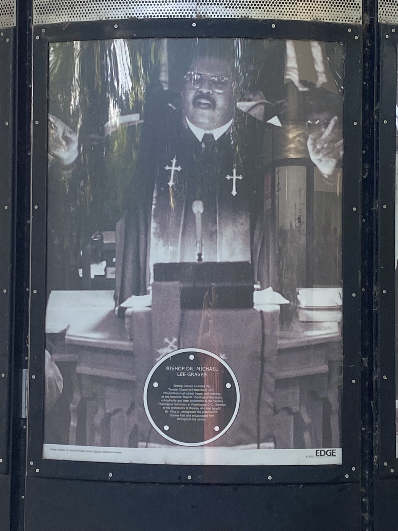 Photo bishop dr michael lee graves marker