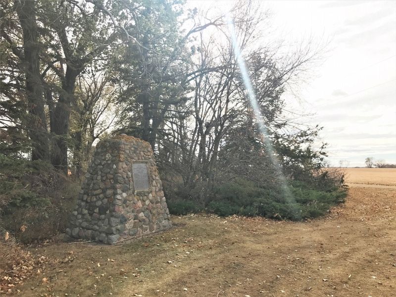 Site of Lake Henry Congregational Church Marker image. Click for full size.
