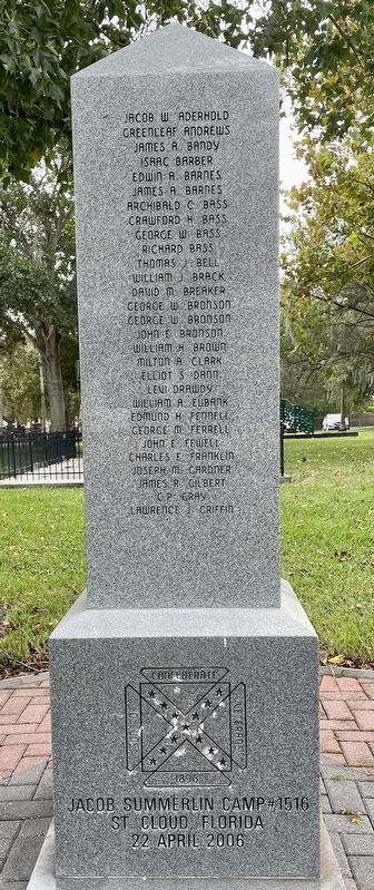 Confederate Veterans Monument image. Click for full size.