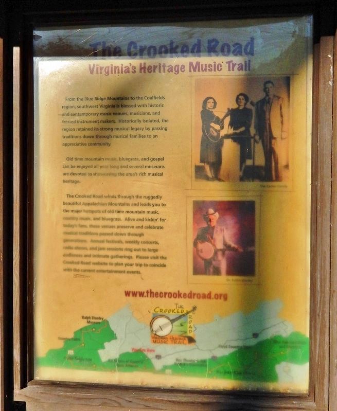 Crooked Road Marker image. Click for full size.