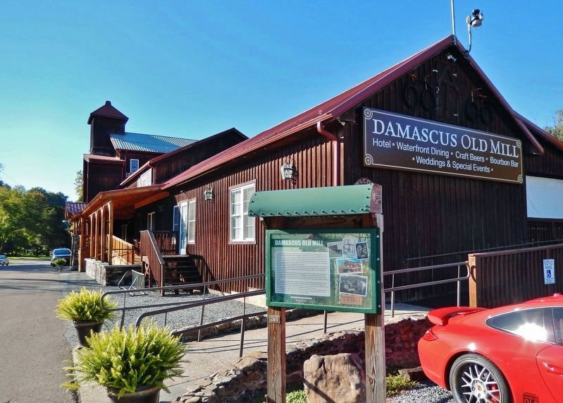 Damascus Old Mill Marker image. Click for full size.