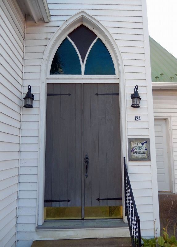 Damascus Presbyterian Church Marker. Click for full size. Damascus Presbyterian Church Marker image. Click for full size.