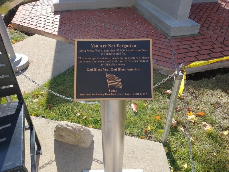 You Are Not Forgotten Marker. Click for full size. You Are Not Forgotten Marker image. Click for full size.