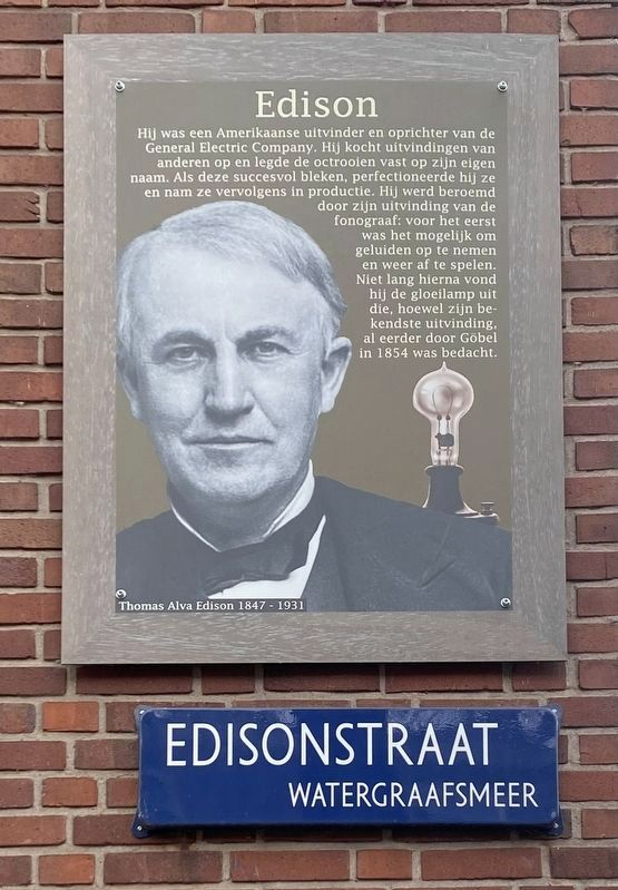 Edison Marker. Click for full size. Edison Marker image. Click for full size.