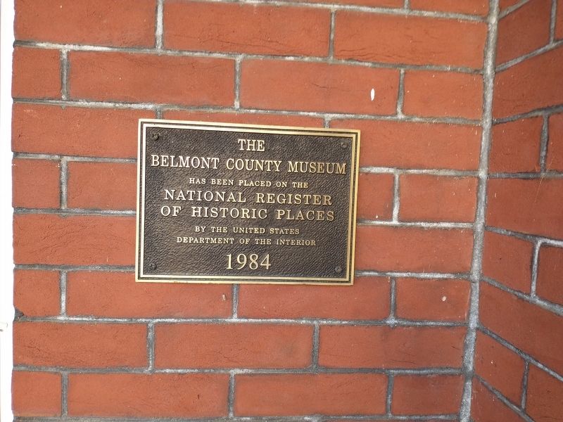The Belmont County Museum Marker image. Click for full size.