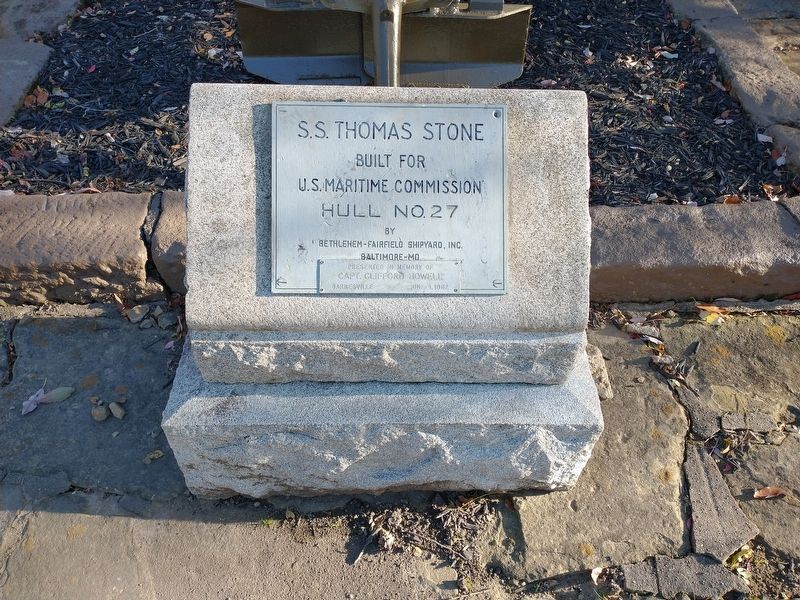 S.S. Thomas Stone Marker image. Click for full size.