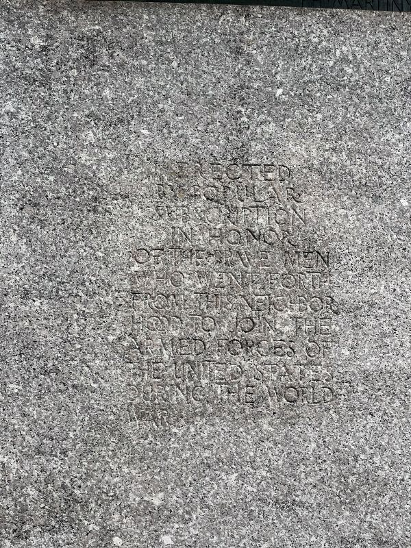 Abingdon Square World War I Memorial image. Click for full size.