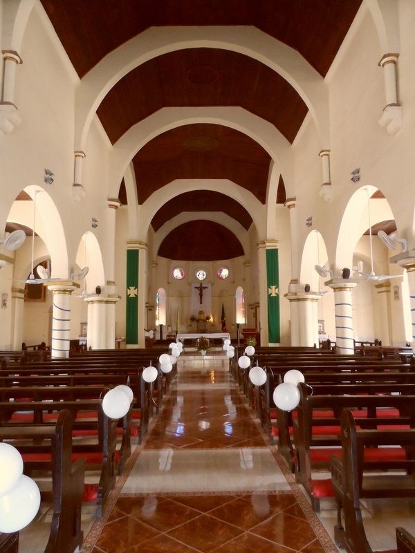Interior of the Co-Cathedral of Immaculate Conception of Basseterre, Saint Kitts and Nevis image. Click for full size.
